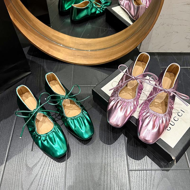 Модные женские туфли на плоской подошве из натуральной овчины, простые туфли-лодочки, весна-осень, мягкие мокасины с квадратным носком, балетки, кроссовки