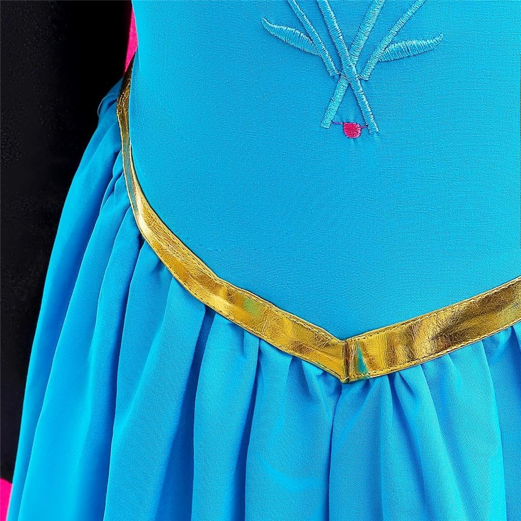Dressy Daisy Коронационное платье Снежной Королевы для малышки. Идеально для и Размеры Девочки, Хэллоуин, Рождество, Вечеринки, 7-8