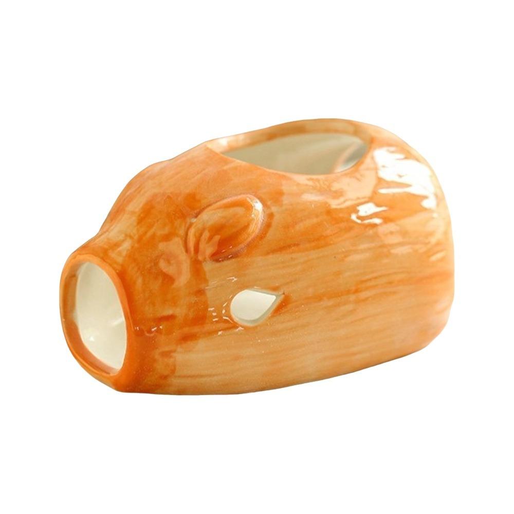 Mushroom Shaped Ceramic Hamster Hideout Chew-Proof Pet Sleeping Nest for Turtle Hedgehog