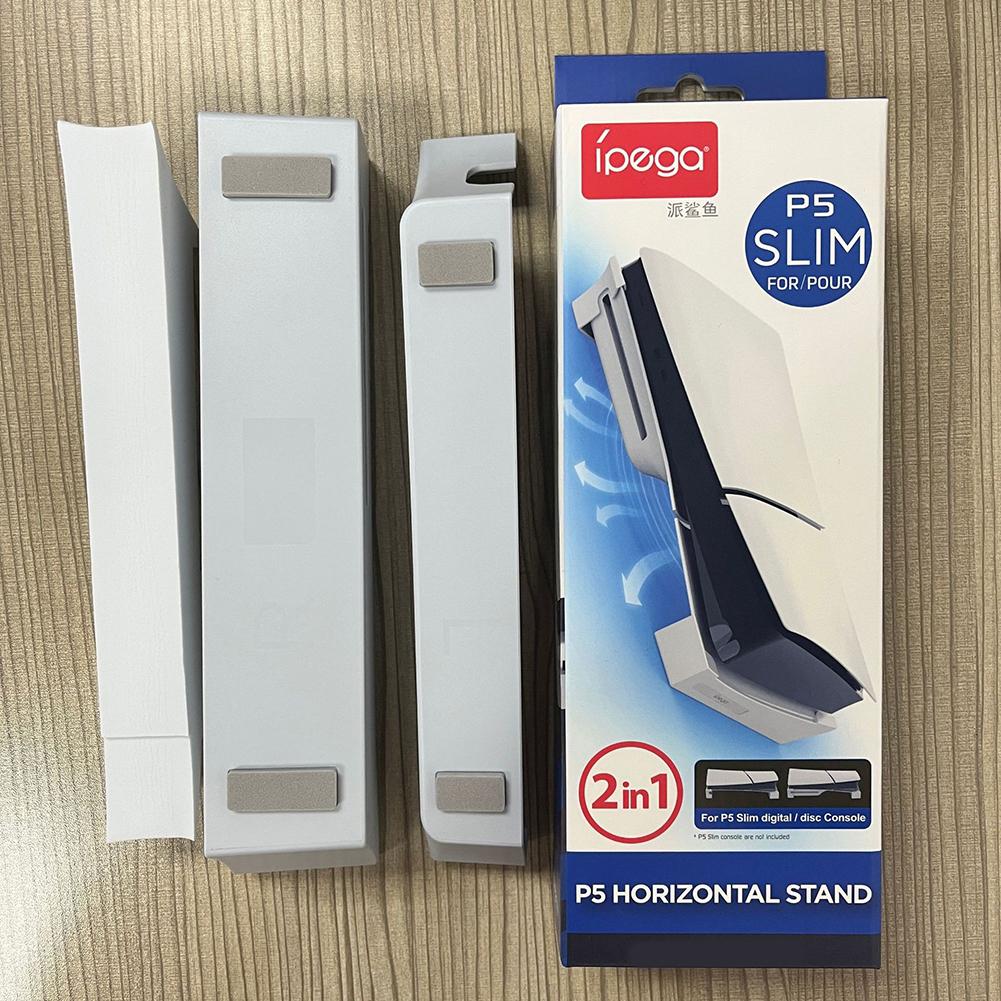 Horizontal Base Stand Holder Stable Game Console Base Stand Holder for PS5 Slim Digital Edition and Disc Edition