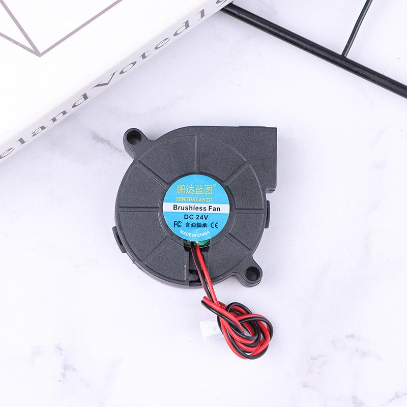 Dc 5V 12V 24V 5015 Turbo Fan Blower Extruder Radiator Diameter 5Cm High Speed Cooling Centrifugal Fan Cooling Fan