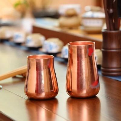 Кружка для молока и пива из чистой меди ручной работы, креативная винтажная, сгущенная вода, 350 мл, чашка для завтрака, столовая посуда, московская посуда