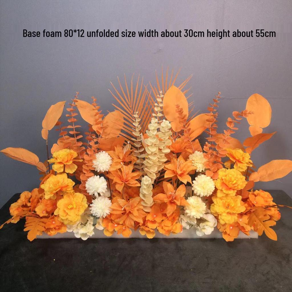 Большой набор для украшения свадебной дорожки и Т-сцены из шелковых цветов