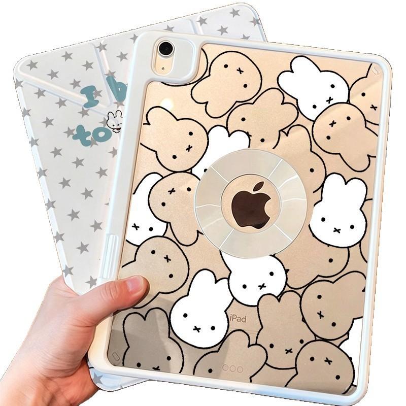 Magnetic Detachable 3-Fold Case IPad Pro 11 Inch With Stand Support Cartoon Design Full Coverage Protective Cover