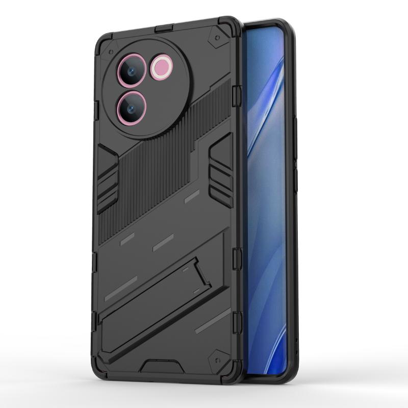 For Vivo V30e 5G Back Cover Shockproof Armor Phone Case Cover Magnetic Kickstand Anti-Fall Protect Coque Cases
