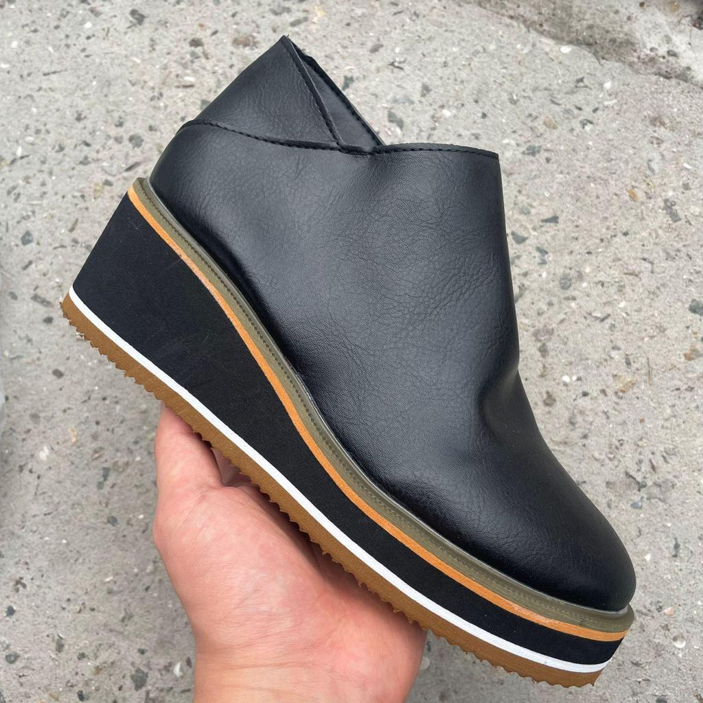 Осень-зима, большие размеры, короткие зимние ботинки с толстой подошвой, повседневные, с круглым носком, с боковой молнией, однотонные, ботинки Martin, размер 35-43