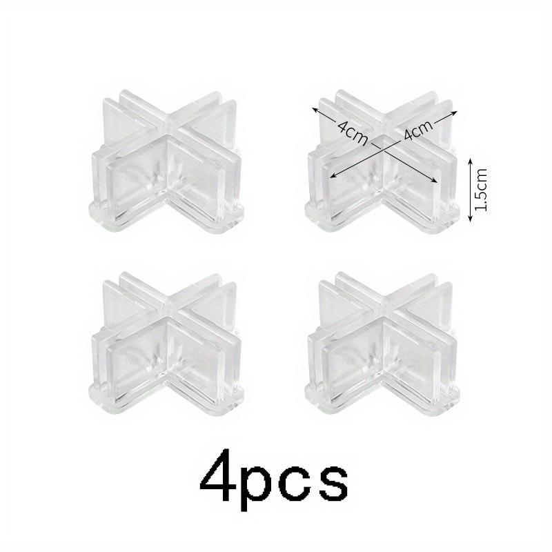 32,5*7 см, 4 шт. Современная водонепроницаемая прозрачная регулируемая и соединяемая перегородка для ящиков, подходящая для хранения в спальне, офисе, кухне.