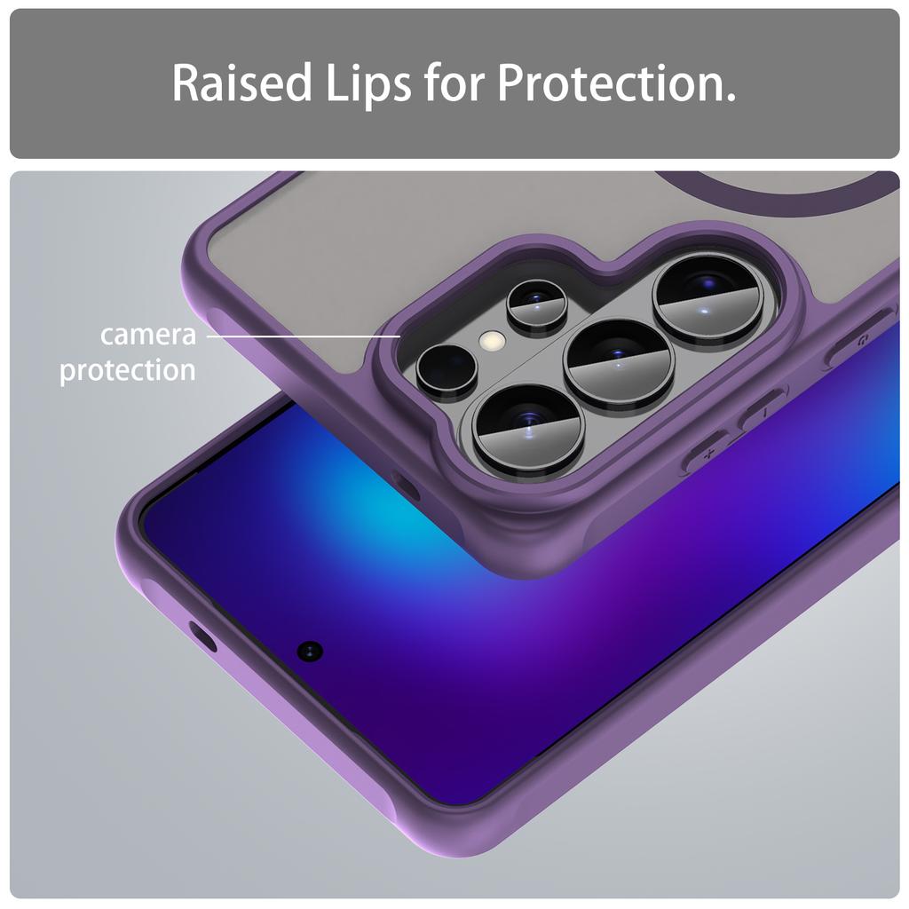 Samsung Galaxy S26 Ultra Phone Case,Magnetic Shockproof Phone Case,Bumper Hybrid Cover for Samsung Galaxy S26 Ultra