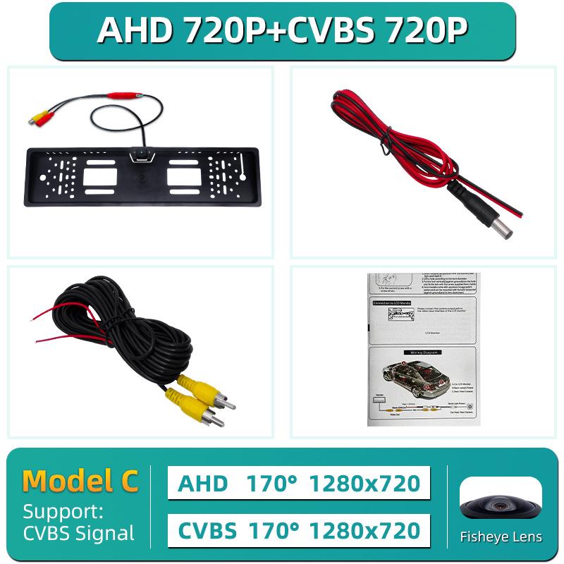 Европейская рамка для номерного знака камера заднего вида с 4 светодиодами ночного видения и водонепроницаемым дизайном