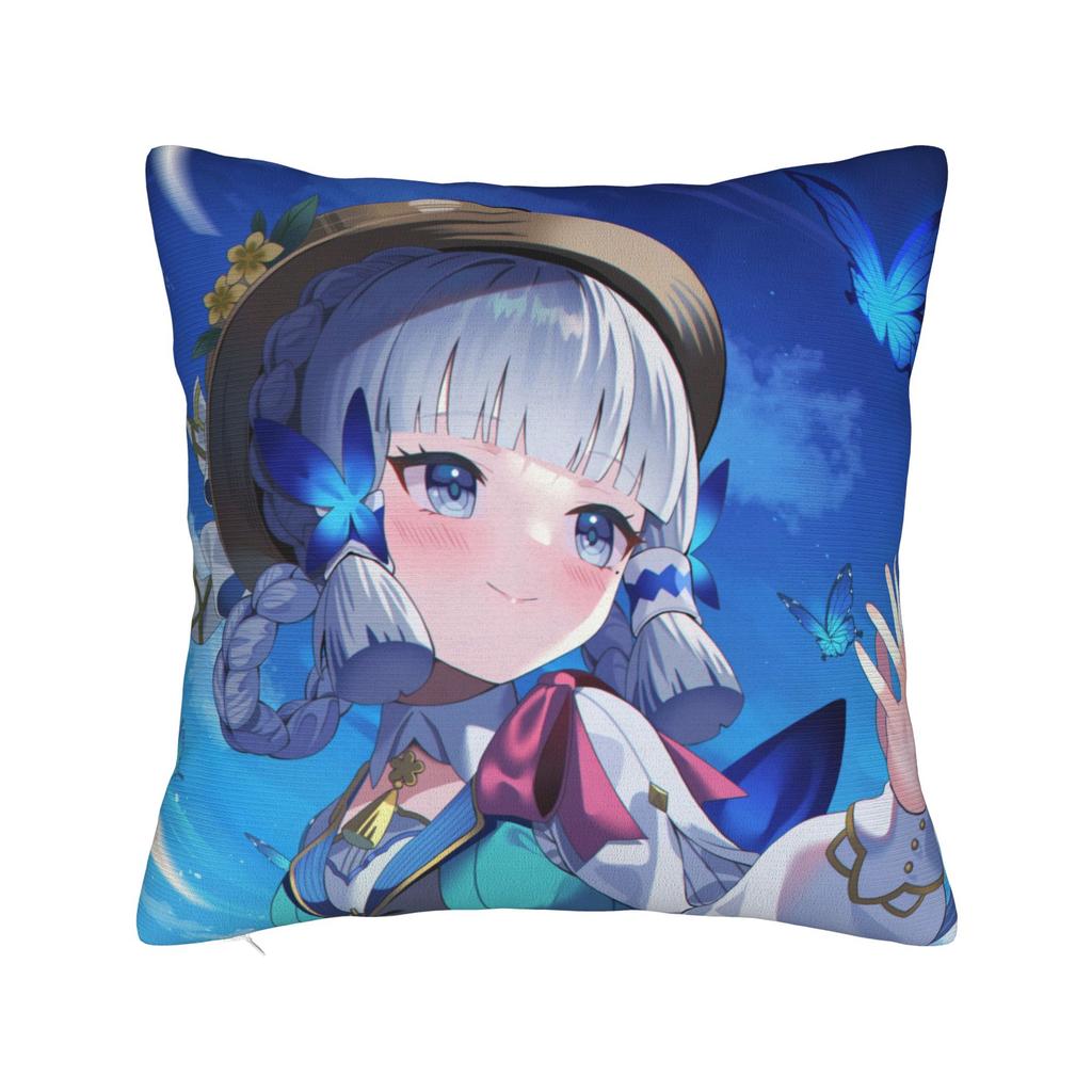 Genshin impact игра Наволочка Мерч Печать Наволочка Декор Подушка Декоративная Наволочка для Подушки Домашняя Разные Размеры