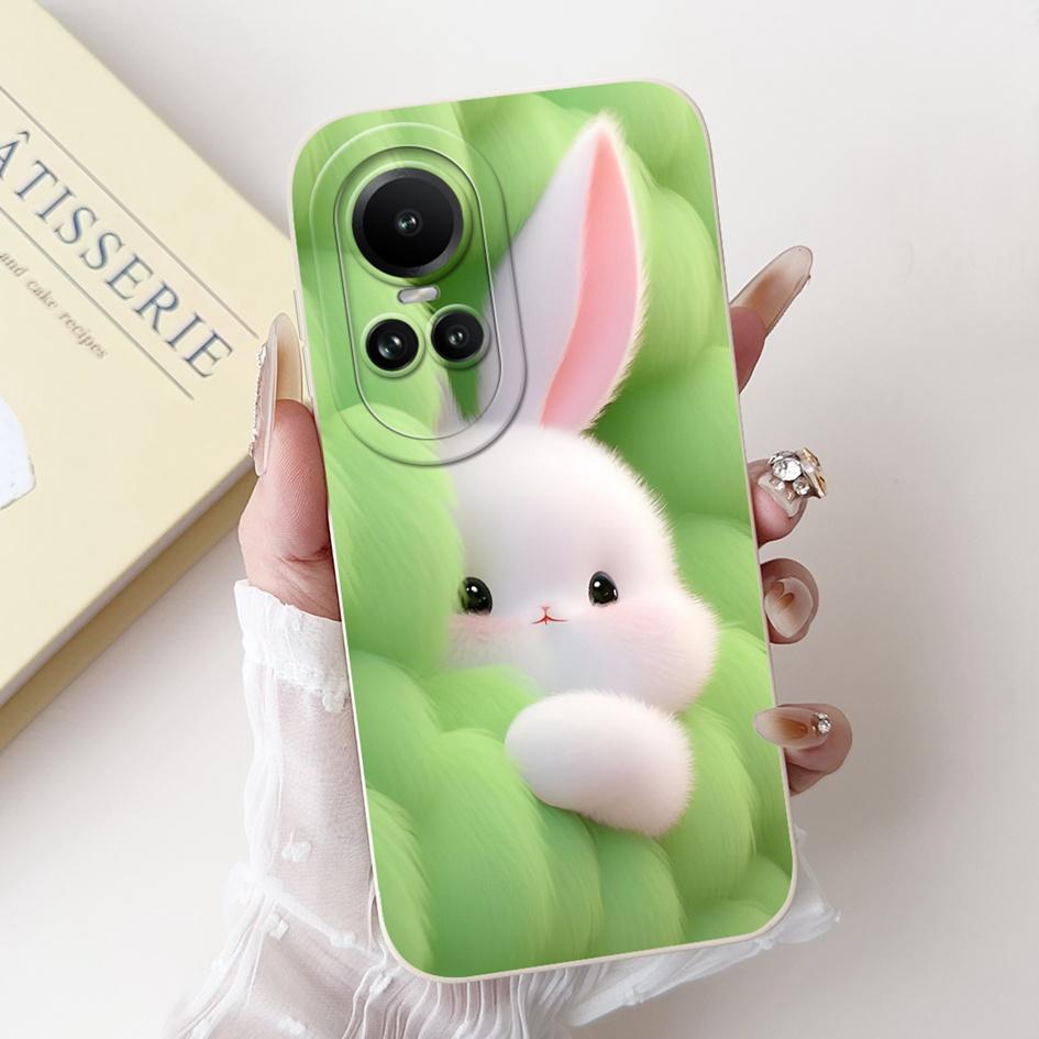 Чехол для OPPO Reno 10 CPH2531 Reno10 5G Чехол Модный Цветок Ромашки Защита Камеры Мягкий Чехол Для OPPO Reno 10 Pro CPH2525 Coque