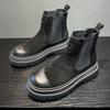 Зимний тренд, однопедальные ботинки с толстой подошвой, ботинки Челси, пара модных ботинок из ревеня 44161-Q