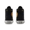 Converse Chuck Taylor All Star Galaxy Pattern модные удобные нескользящие прочные высокие парусиновые туфли женские кроссовки черные желтые A02885C