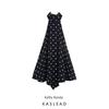 Kaslead New Women Clothes Western Style Versitile Fashion Polka Dot Neck Collar Top 3559564