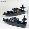 J089D Скоростной катер Seawolf Патрульный катер Детские строительные блоки