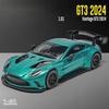 1:31 Vantage GT3 2025 Сплав Спортивный Автомобиль Модель Литье под Давлением Металлическая Игрушечная Модель Автомобиля Коллекция Звук Свет Симуляция Детские Подарки