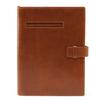 Golbe Leather Planner A5 Size Vegetable-Tanned Cover, (Light Brown)