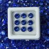 CERTIFIED 5x5 MM Natural Blue Round Cut Sapphire Untreated Gemstone 8 Pcs Lot Y- 1061288