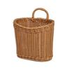 With Handle Hand-woven Hanging Baskets Imitation Rattan Wall Hanging Basket