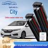 Универсальные бескаркасные дворники для Honda City - Двухслойные, Многофункциональные, U-образные