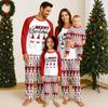 Family Matching Print Sets Pajamas Loungewear Outfits Family Matching Long Sleeve Tops+Pants Set