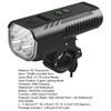 Велосипедный передний фонарь Супер яркий USB перезаряжаемый Быстросъемный Индикатор заряда Высокий децибел