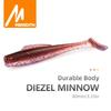 MEREDITH DieZel Minnow Fishing Lures 80mm 5.9g Fishing Soft Baits 3.15" 8pcs/lot Silicone Artificial Swim Plastic Lure Wobblers