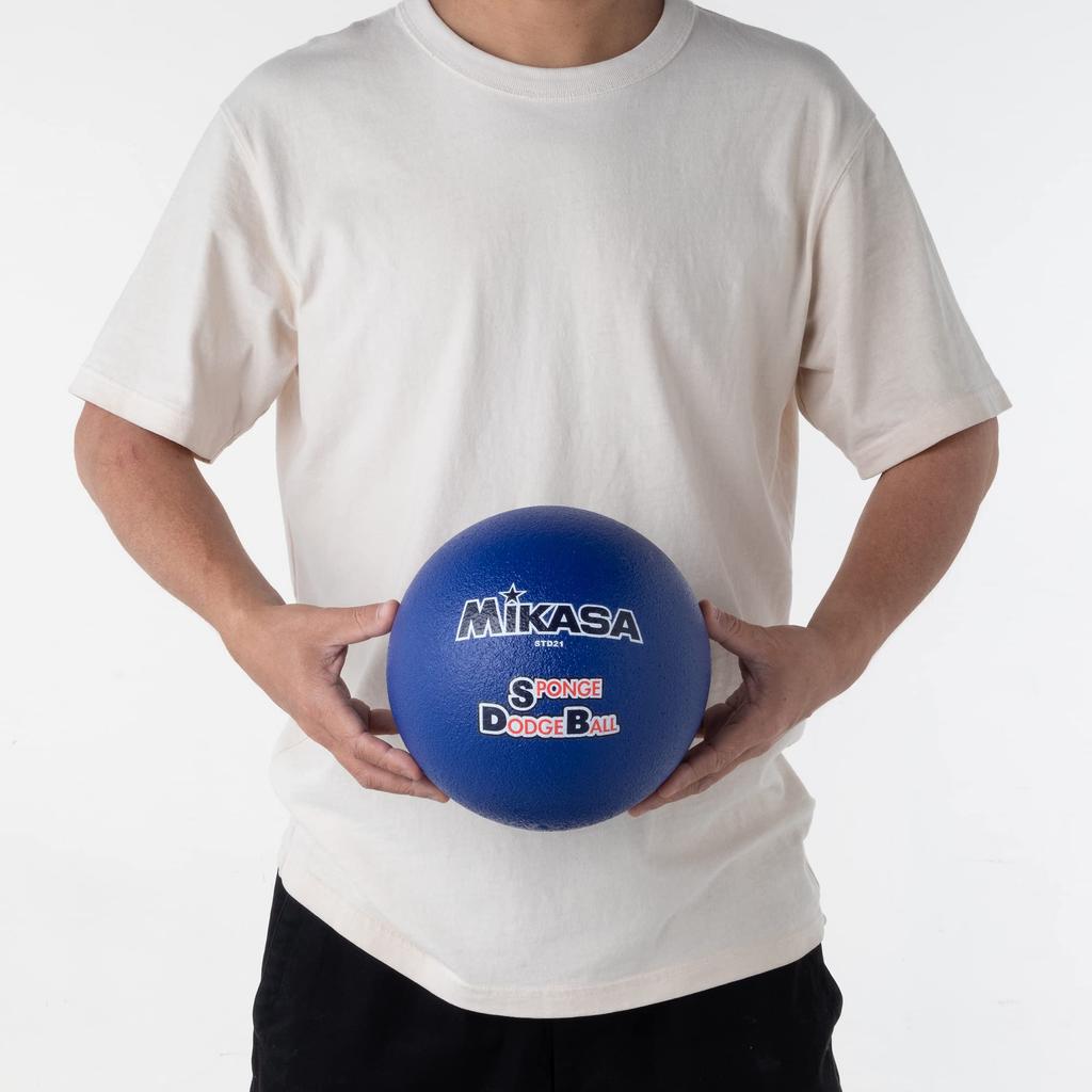 MIKASA Sponge Dodgeball, 66cm (for Preschoolers To Elementary School Students), 210g, Blue, STD-21 BL