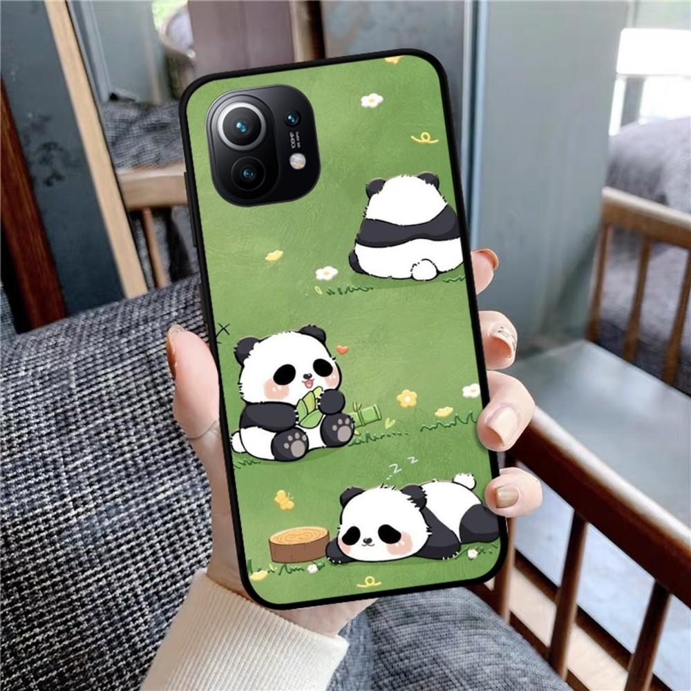 Panda Cute Phone Case For Samsung S 20 21 22 23 Plus Ultra For Redmi Note 8 9 10 11 For Huawei Y 5 6 9