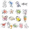 17-Piece Stainless Steel Cookie Cutters: Easter & Ocean Cartoon Series