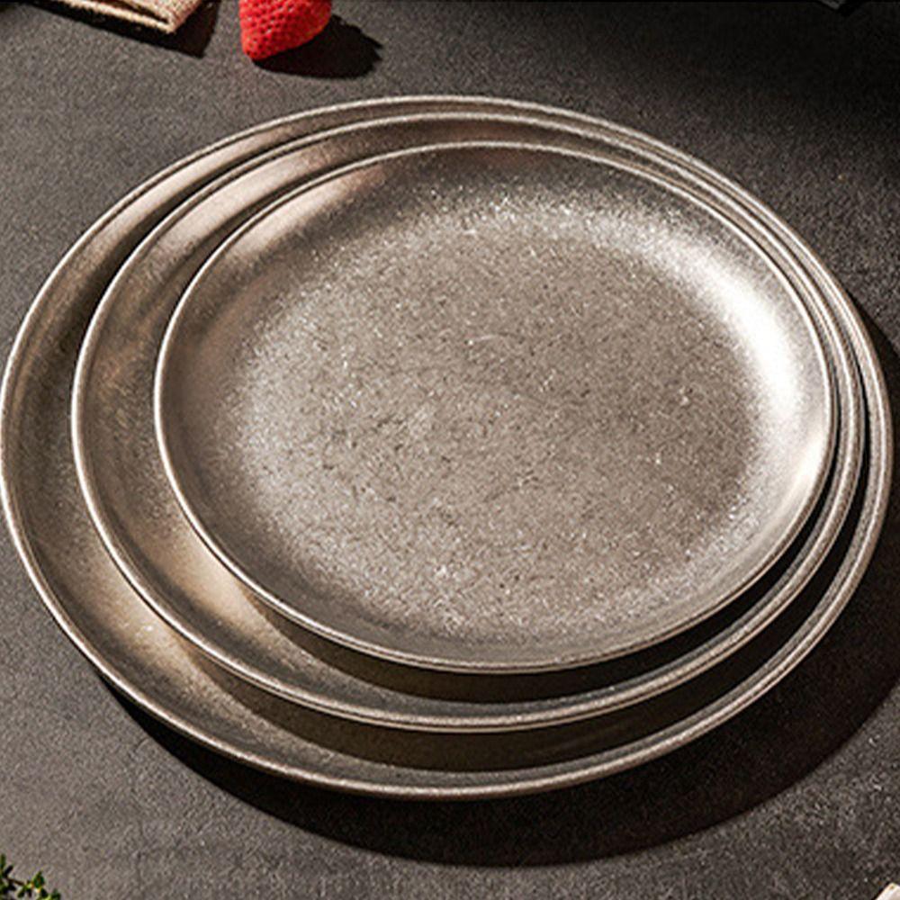 Vintage Sushi Plate Classical Storage Tray Kitchen Organizer Steak Plate  Hotel Table