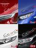 Декоративные наклейки на фары и капот Honda Civic CRV Fit Accord для кастомизации автомобиля