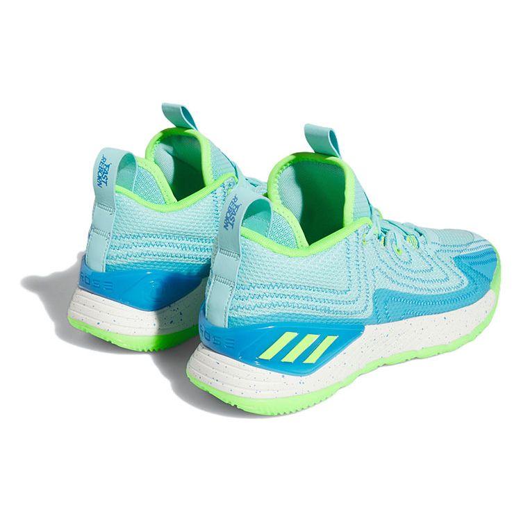 Adidas D Rose Son of Chi 2 Aqua Solar Green Men Sneakers Pantone Core-White Team-Solar-Green HQ1006