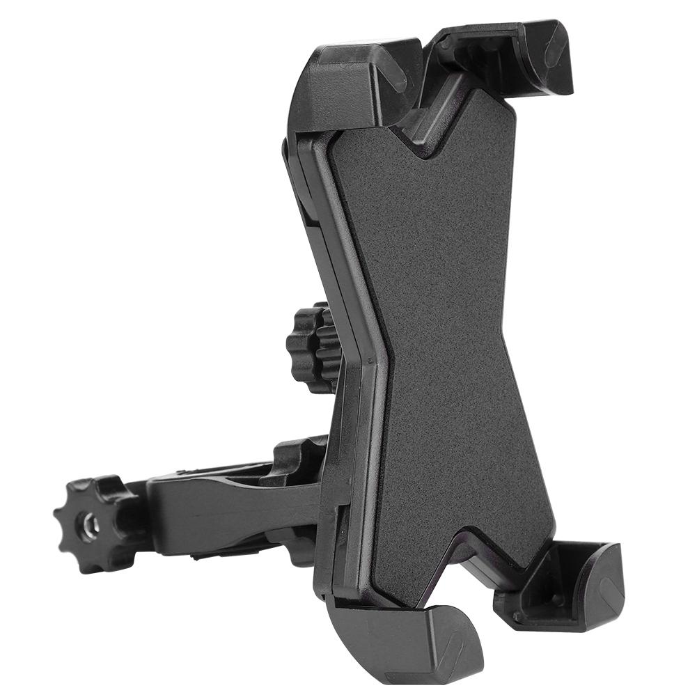 Durable Road Bicycle Mountain Bike Handlebar Mobile Phone Holder with 360 Degree Rotation Black