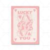 Розовый модный ретро-постер Lucky You Guest Check You Look So Good Эстетическая картина на холсте Скандинавские принты Настенная картина Декор