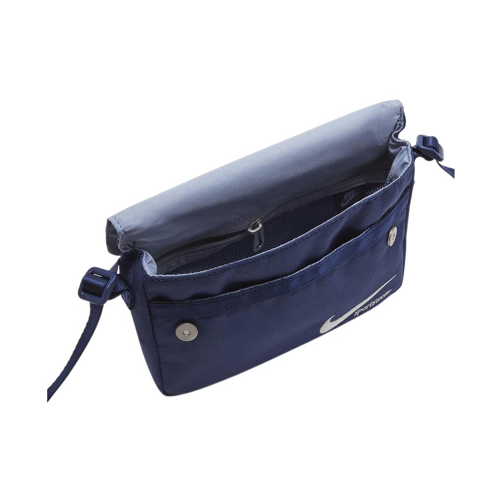 Nike Sportswear Futura 365 Adjustable Strap Fabric Shoulder Bag Unisex Shoulder Bag Deep-Navy Finn-Blue Sail DV6250-410