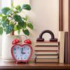 Special for students Metal bell alarm clock creative learning silent night light classic loud bedside cute clock