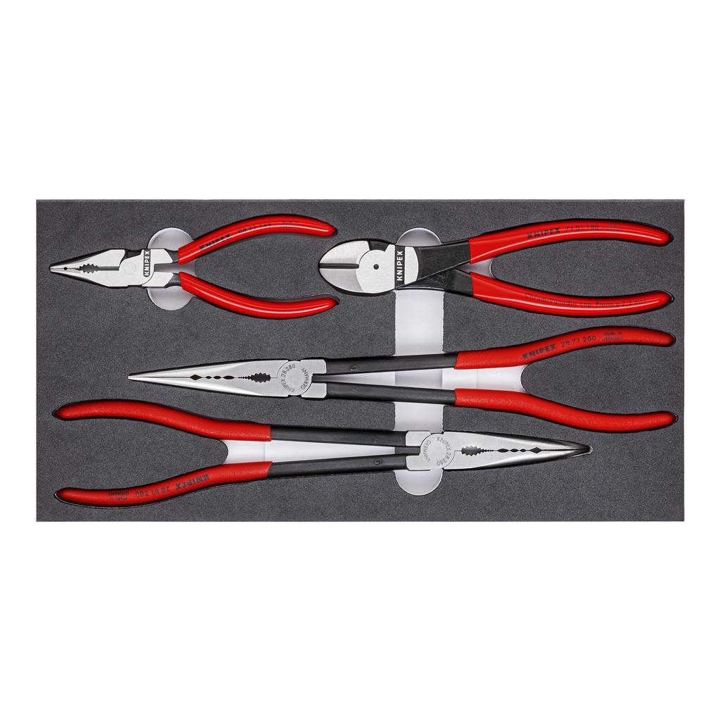 KNIPEX Pliers Set with Urethane Tray 002001V16