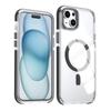 KEYSION Прозрачный магнитный чехол для MagSafe для iPhone 14 15 Pro Max Беспроводная зарядка Ударопрочный чехол для телефона для iPhone 14 15 Plus