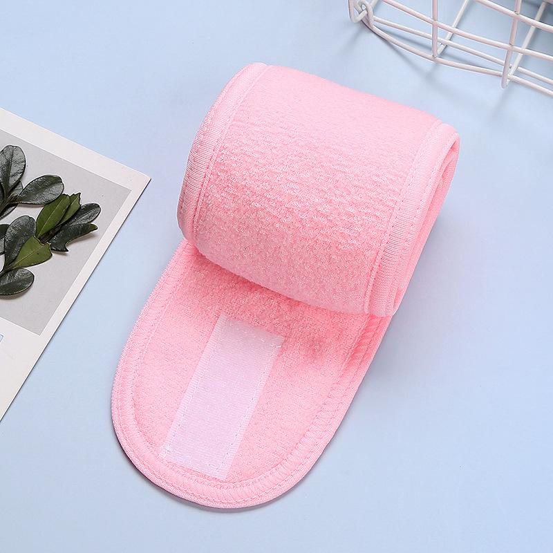Adjustable Head Band Women Spa Wide Hairband Yoga Bath Shower Makeup Wash Face Cosmetic Headband Soft Toweling Hair Accessories
