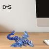 3D-печатная фигурка летающего дракона с подвижными суставами, китайская фигурка дракона, шарнирная модель крылатого дракона, игрушка-фиджет, настольное украшение, орнамент