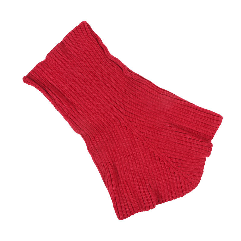 Вязаные шарфы-манишки с высоким воротником для женщин, съемный шарф-водолазка, мягкая теплая манишка для шеи, накидка на плечи