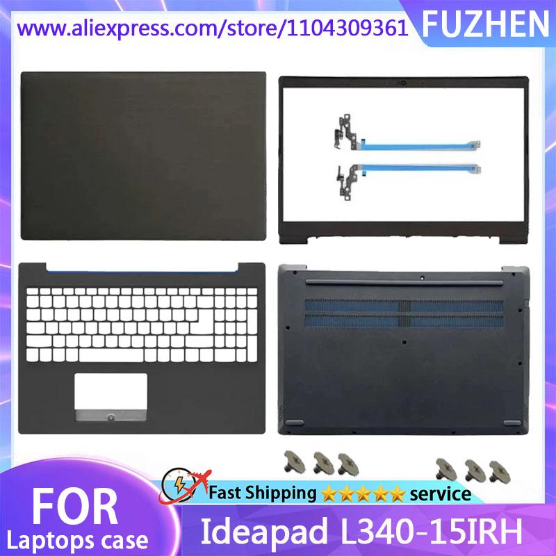 New For Ideapad L340-15IRH Gaming Laptop LCD Back Cover Front Bezel Palmrest UpperTop Lower Bottom Case Hinges Black