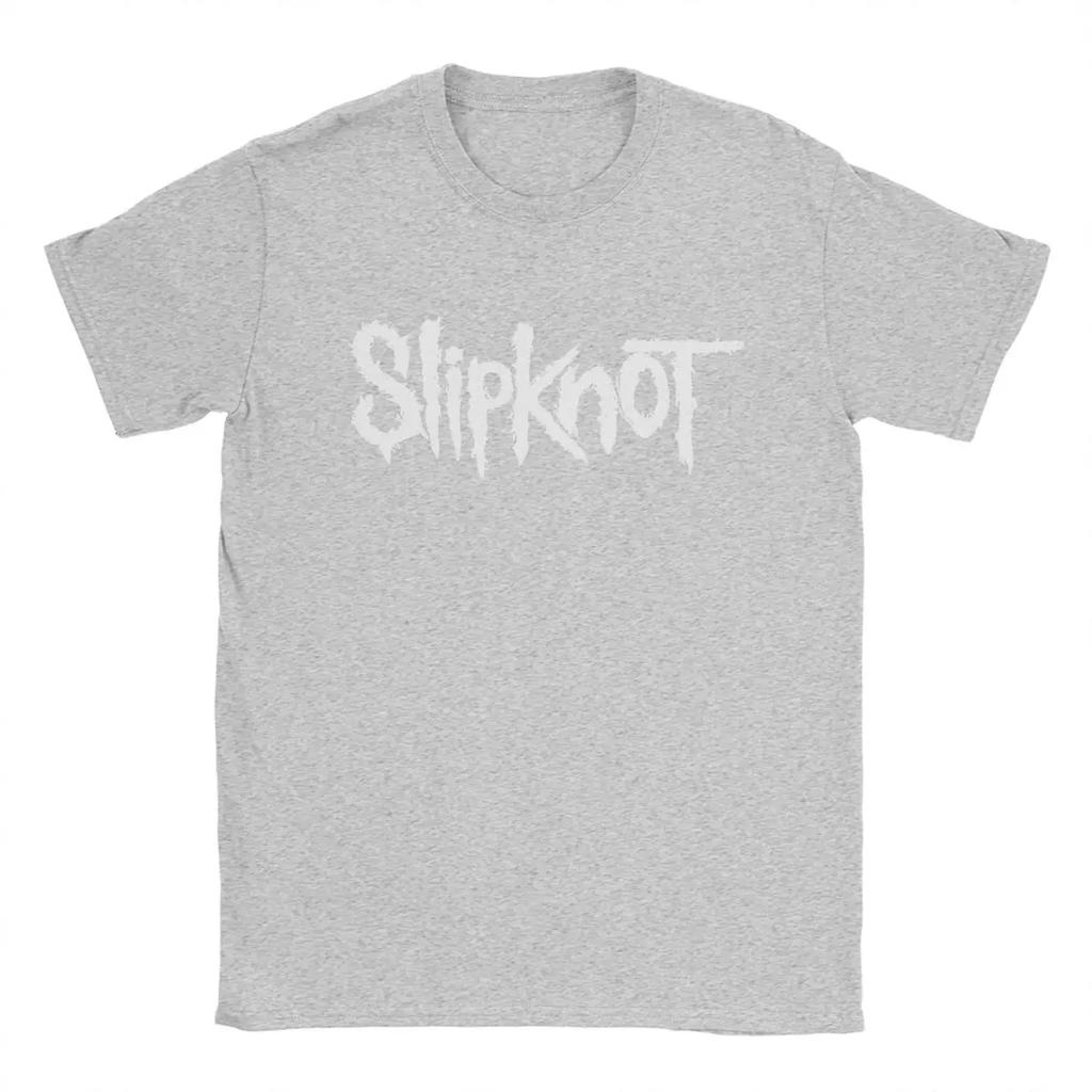 Мужская футболка Slipknot из чистого хлопка с принтом логотипа, новинка