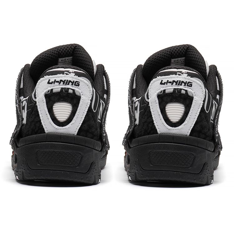Li Ning CF Su Series Yu 2.0 Halloween Толстая подошва Увеличивающая рост Амортизирующая универсальная обувь для хлеба Низкая повседневная обувь Унисекс кроссовки AGCS309-6