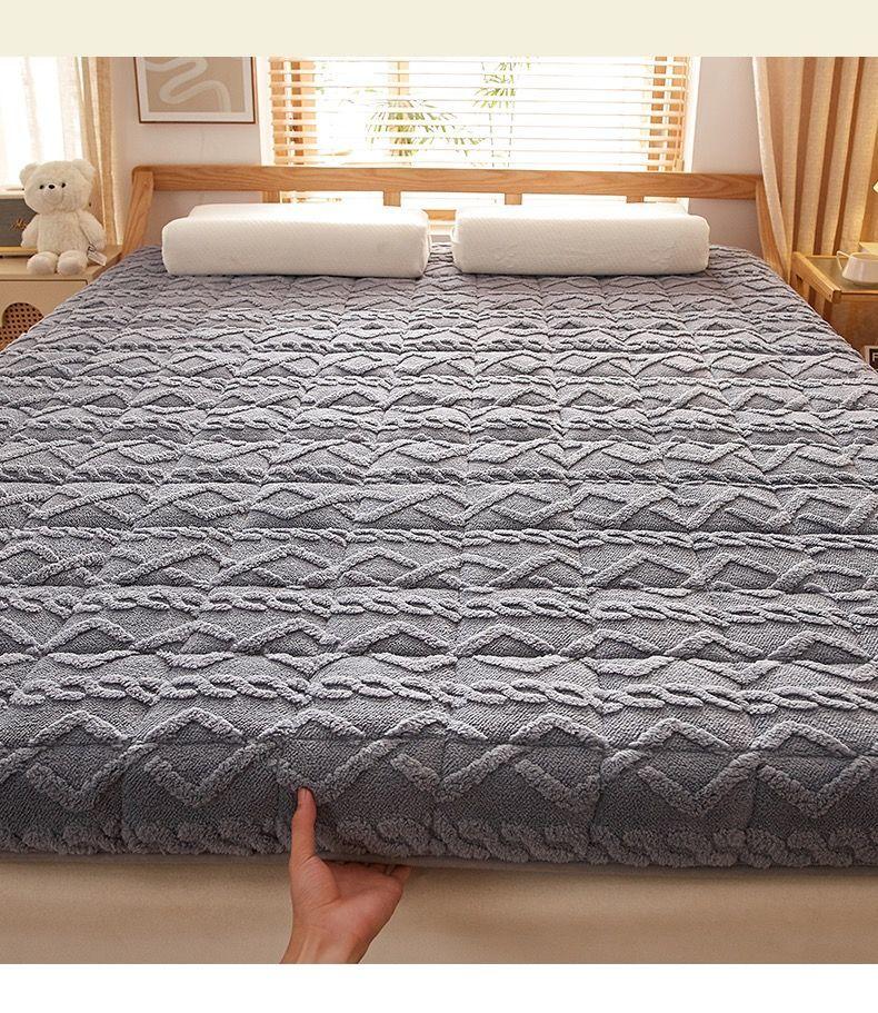 Матрас из овечьей шерсти, домашний мягкий матрас, наматрасник для спальни, зимний утолщенный теплый матрас из молочного флиса