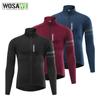Cycling Jerseys WOSAWE Winter Thermal Fleece Warm Coat Tops