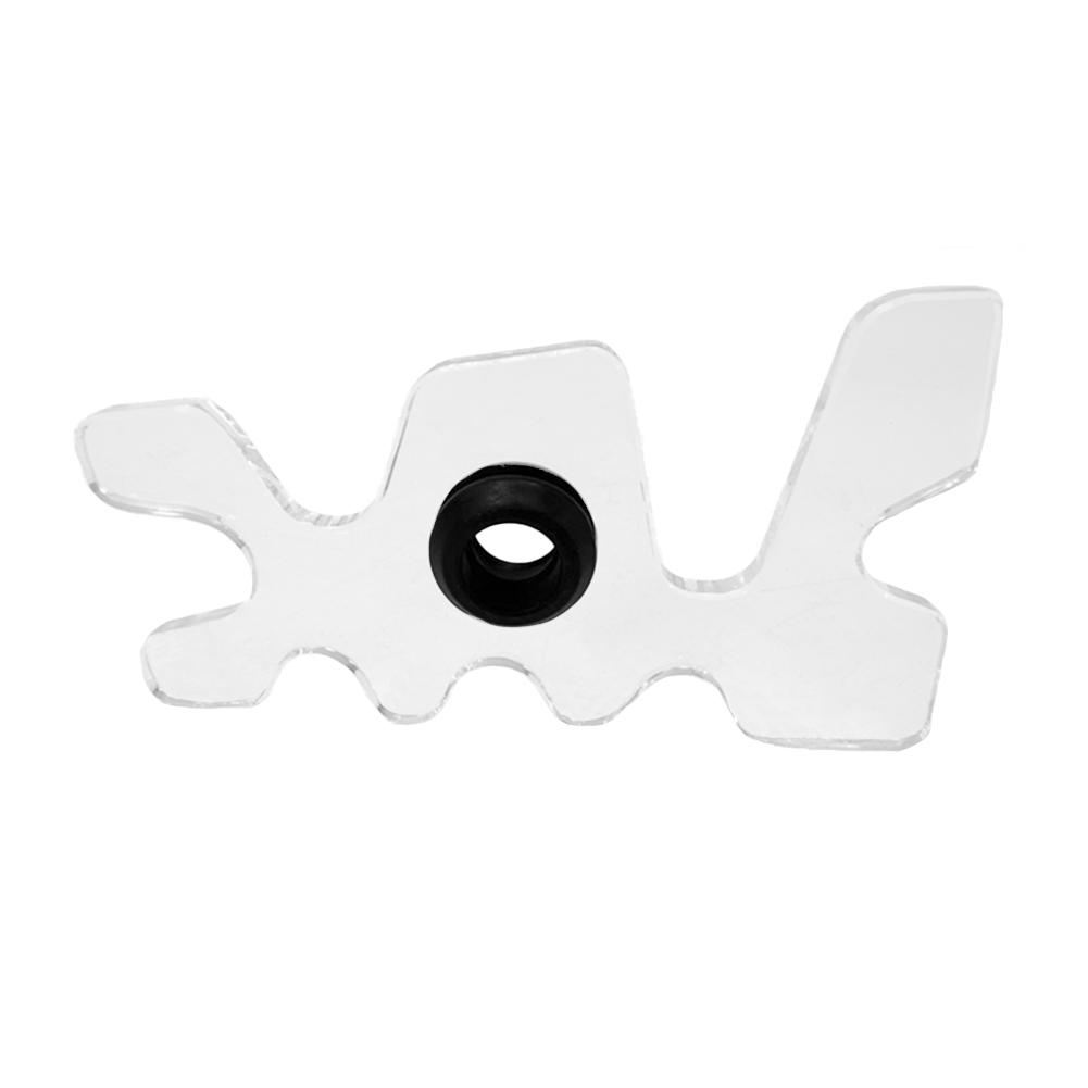 1шт многофункциональный прозрачный акриловый держатель для бильярдных клюшек с регулируемой высотой, удлиненная стойка в форме рога оленя, аксессуары для бильярда