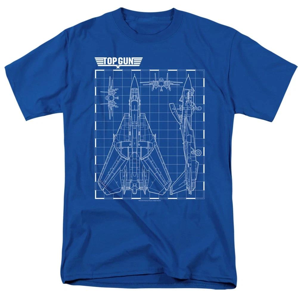 Top Gun - Schematic - Unisex Short Sleeve Children's T-shirt - Blue