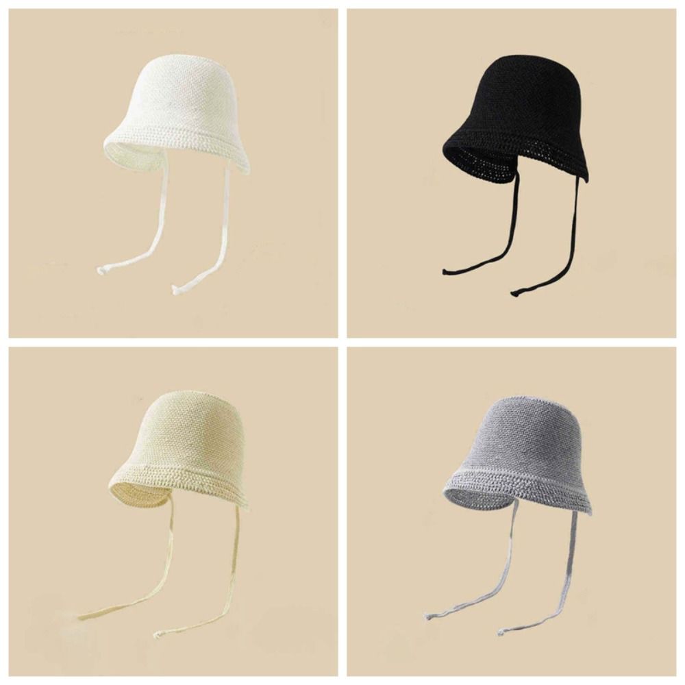 Big Brimmed Folding Straw Hat Lightweight Woven Sun Cap Fashion Vacation Beach Cap Women